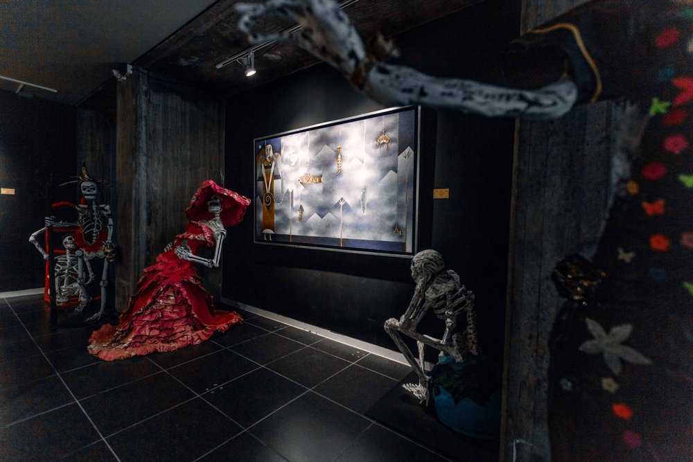 Artworks in Aguascalientes’ National Museum of Death.
