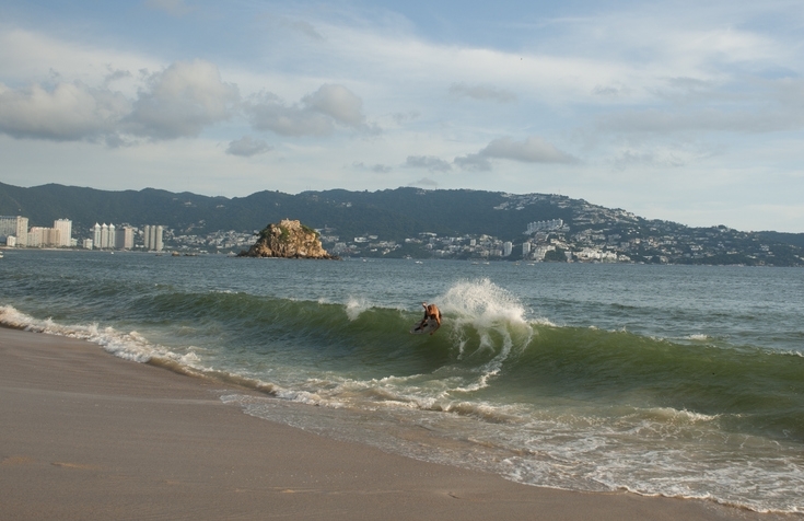 Skimboarding en Acapulco