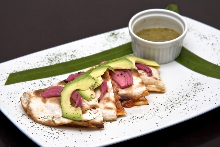 Tacos al marlín ahumado.