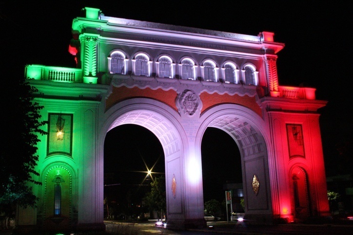 Arches in Guadalajara, Mexico