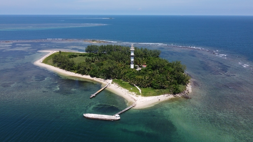Vista aérea de la Isla de Sacrificios-