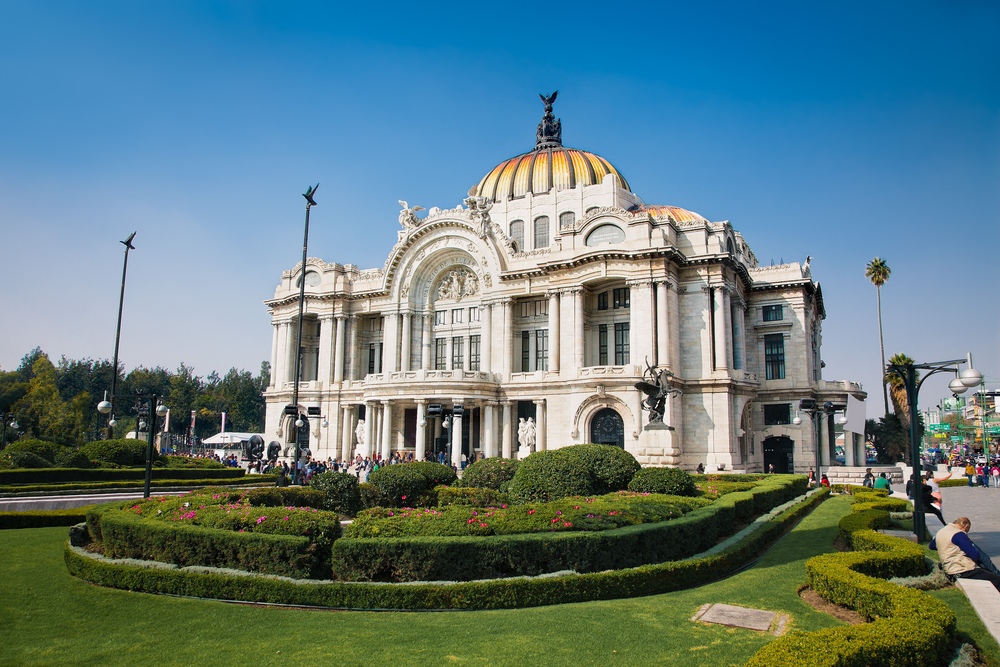 Palacio de Bellas Artes, en el centro histórico de CDMX.