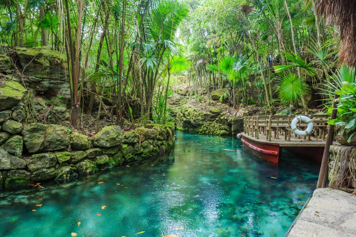 Blue River at Xcaret Park