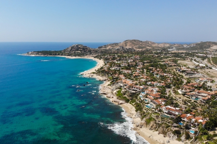 Aerial view of San Jose del Cabo.