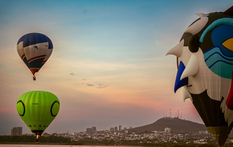 Balloons International Festival, held in Leon city every year.