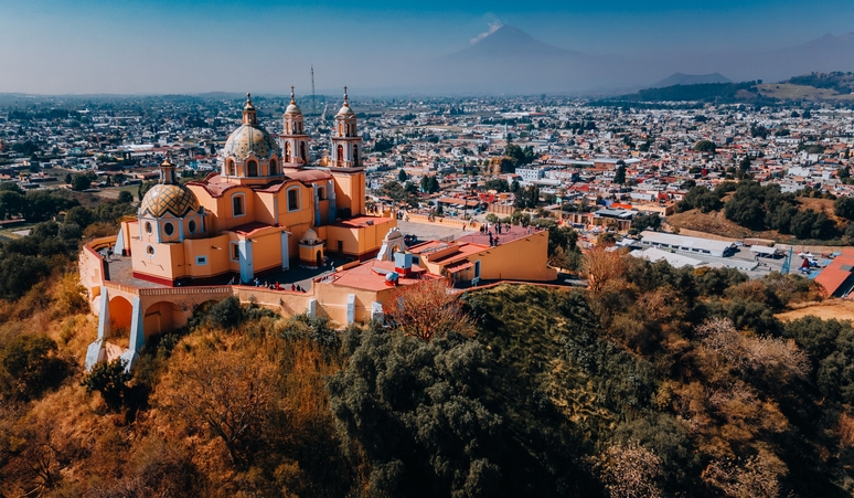 iglesia Nuestra Señora de los Remedios en Cholula