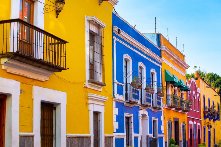Calles del centro de la ciudad de Puebla